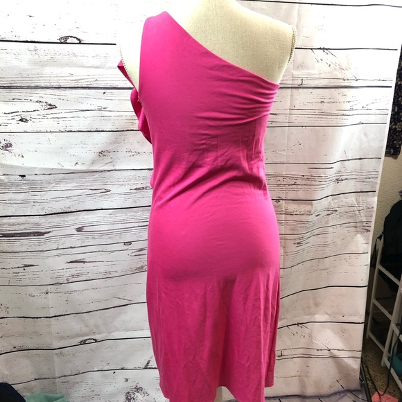 RALPH LAUREN Black Label Ruffle One Shoulder Dress - Picture 4 of 7